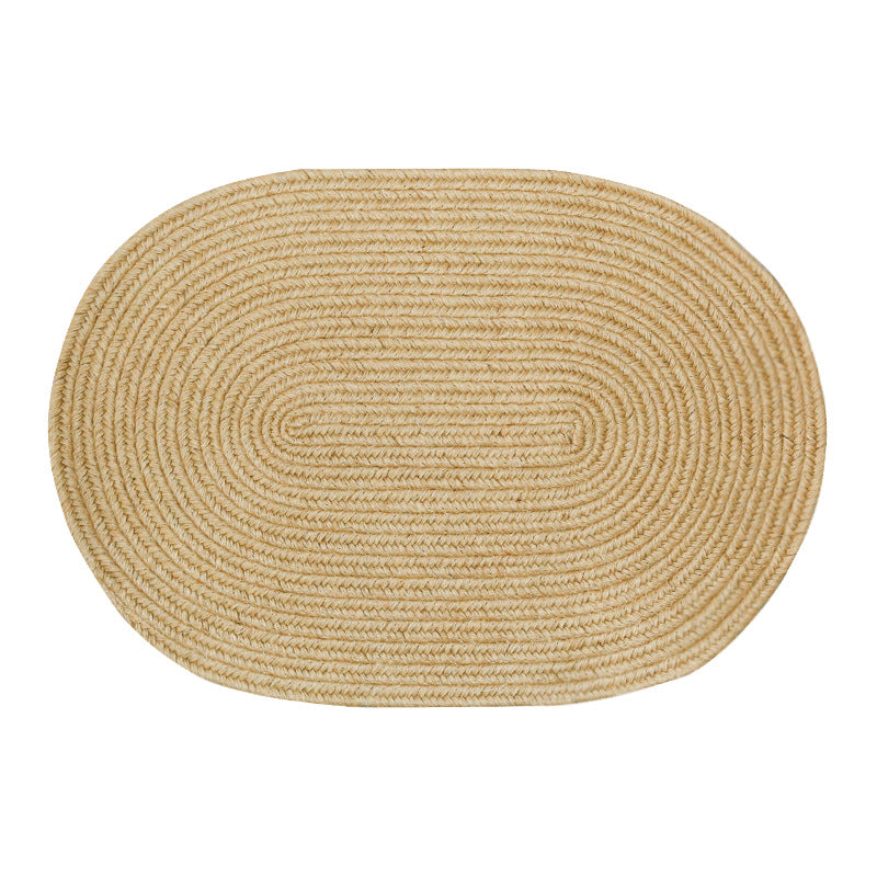 Stockbabad Nordic Jute-Texture Bathroom Floor Mat - product photograph 1